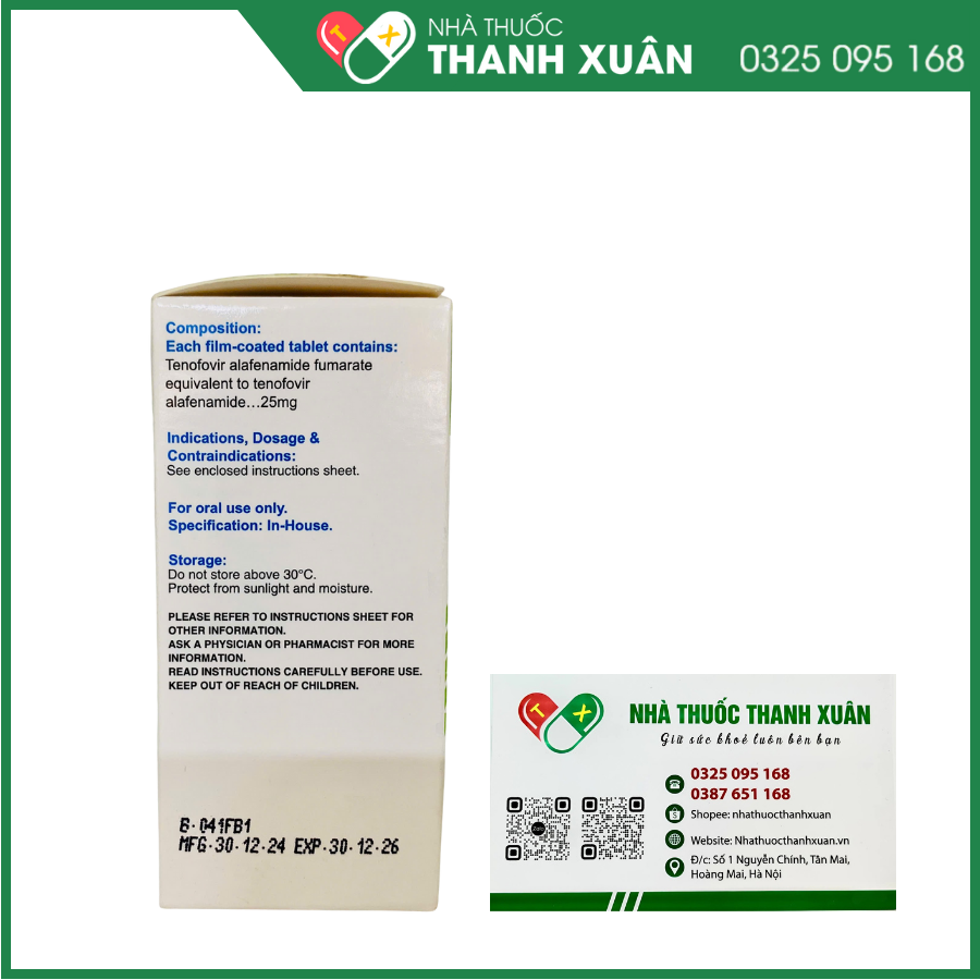 Getinomide Tablets điều trị nhiễm virus viêm gan B mạn tính (HBV)